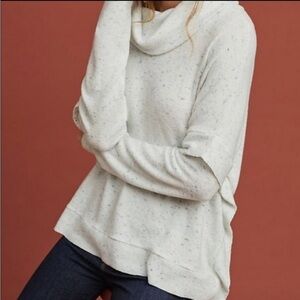 Anthropologie Lassen Cowl Neck Sweater